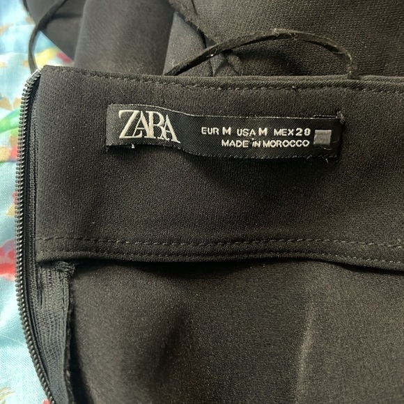 Zara Rhinestone Fringe Black Mini Dress - Picture 8 of 12